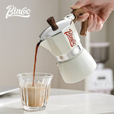 BINCOO Moka Pot with Stove Espresso Coffee Set Household Small Hand-brewed Coffee Pot Set Best Gift