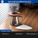 BINCOO Coffee Dripper Set Filter Cup Coffee Pot Set Coffee Sharing Pot Strainer Cup Extraction Filter Coffee Utensils 400ML/600ML