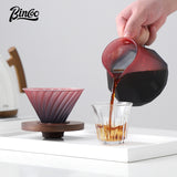 Bincoo Hand Brewing Coffee Pot Set Blackberry Filter Cup Sharing Pot Glass Pot Set 600ML
