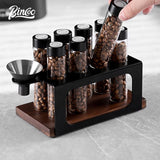 BINCOO Coffee Sealed Jar Transparent Storage Canister One-way Exhaust Valve Portable Storage Bottle