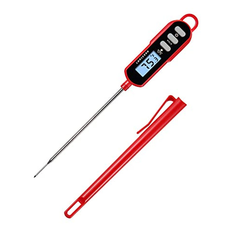 Lonicera Instant Read Digital Meat Thermometer for Food, Bread Baking, Water and Liquid.