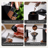 BINCOO Coffee Sealed Jar Transparent Storage Canister One-way Exhaust Valve Portable Storage Bottle