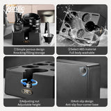 BINCOO Coffee Tamper Base Set Grounds Knocking Bucket Storage Base Coffee Machine Handle Bracket Tamper Powder Distributor Set Coffee Utensils 51/58MM