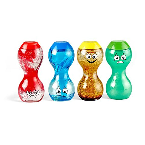 hand2mind Express Your Feelings Sensory Bottles, Play Therapy Toys