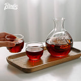 BINCOO Glass Coffee Pot Set Hand Brew Coffee Maker Coffee Utensils fo Office Household 280ML