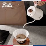 BINCOO 350ML/600ML Coffee Hand Brewing Pot Mini Portable Coffee Pot Long Mouth and Narrow Mouth Pot Stainless Steel Coffee Kettle