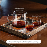 BINCOO Glass Coffee Sharing Pot Set Filter Cup Drip Filter Paper Funnel Hand Brewing Pot Coffee Kettle 500ML/700ML