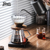 BINCOO Coffee Dripper Set Filter Cup Coffee Pot Set Coffee Sharing Pot Strainer Cup Extraction Filter Coffee Utensils 400ML/600ML