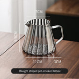 Bincoo Hand Brewed Coffee Pot Set Dripper Set Filter Cup Coffee Pot Coffee Funnel Glass Sharing Pot 400/600ML