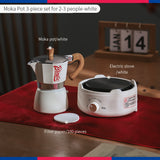 BINCOO Moka Pot Set Gift Box Espresso Coffee Kettle Hand Brewed Coffee Pot Holiday Birthday Gift Best Gift 3 Cups