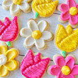 JOB JOL Cookie Cutters 5 PCS, Spring Flower Cookie Cutters, 3'' to 3.5''