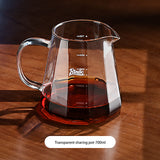 BINCOO Glass Coffee Sharing Pot Set Filter Cup Drip Filter Paper Funnel Hand Brewing Pot Coffee Kettle 500ML/700ML