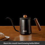 BINCOO 350ML/600ML Coffee Hand Brewing Pot Mini Portable Coffee Pot Long Mouth and Narrow Mouth Pot Stainless Steel Coffee Kettle