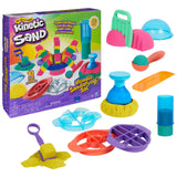 Kinetic Sand Ultimate Sandisfying Set, 2lb of Pink, Yellow and Teal Play Sand
