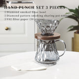 Bincoo Hand Brew Coffee Pot Dripper Set Sharing Pot Coffee Filter Cup Household Hand Grinder Coffee Machine Sets