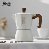 BINCOO Dual-valve Moka Pot Home Electric Stove Brewing Coffee Pot Small Espresso Hand-ground Coffee Maker Set