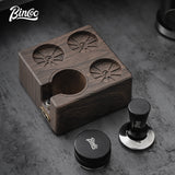 BINCOO Italian Coffee Cloth Powder Dispenser Base Multifunctional Storage and Press Powder Hammer Set 51/58MM