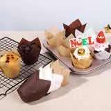 Bake Choice 200pcs Natural Tulip Cupcake Liners