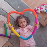 nutty toys 8pk Pop Tubes Sensory Toys (Large) Fine Motor Skills Learning
