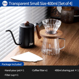 BINCOO Coffee Dripper Set Filter Cup Coffee Pot Set Coffee Sharing Pot Strainer Cup Extraction Filter Coffee Utensils 400ML/600ML