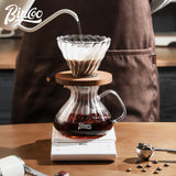 Bincoo Coffee Dripper Set Hand-brewed Coffee Pot Glass Sharing Pot Filter Cup coffee utensil set household brewing filter pot