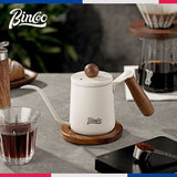 BINCOO 350ML/600ML Coffee Hand Brewing Pot Mini Portable Coffee Pot Long Mouth and Narrow Mouth Pot Stainless Steel Coffee Kettle