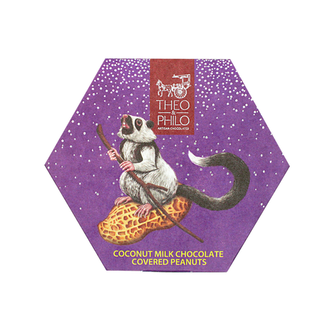 Theo and Philo Chocolates Coconut Milk Chocolate-Covered Peanuts