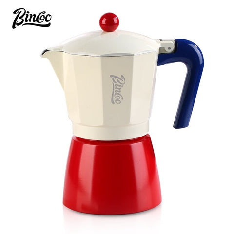 BINCOO Moka Pot Set Espresso Coffee Pot Mini Moka Kettle 3 Cups & 6 Cups Serving for Office Outdoor and Travel