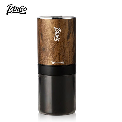 BINCOO Electric Coffee Grinder Steel Burrs Mini Household Portable Grain Grinding Coffee Appliance