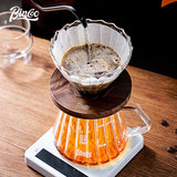BINCOO Coffee Dripper Set Filter Cup Coffee Pot Set Coffee Sharing Pot Strainer Cup Extraction Filter Coffee Utensils 400ML/600ML