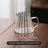 Bincoo Hand Brewed Coffee Pot Set Dripper Set Filter Cup Coffee Pot Coffee Funnel Glass Sharing Pot 400/600ML