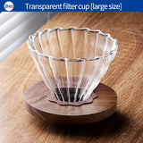 BINCOO Coffee Dripper Set Filter Cup Coffee Pot Set Coffee Sharing Pot Strainer Cup Extraction Filter Coffee Utensils 400ML/600ML