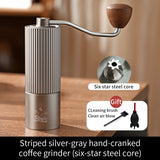 BINCOO Hand Coffee Grinder Coffee Manual Grinder Portable Brewing Coffee Appliance for Household and Office Travel