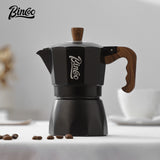 BINCOO Dual-valve Moka Pot Home Electric Stove Brewing Coffee Pot Small Espresso Hand-ground Coffee Maker Set
