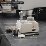 BINCOO Italian Coffee Cloth Powder Dispenser Base Multifunctional Storage and Press Powder Hammer Set 51/58MM
