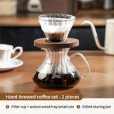 Bincoo Coffee Dripper Set Hand-brewed Coffee Pot Glass Sharing Pot Filter Cup coffee utensil set household brewing filter pot