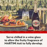 MARTINI Asti Spumante Sparkling Wine, Sweet and Smooth Italian Wine, 7.5% ABV, 75cl / 750ml