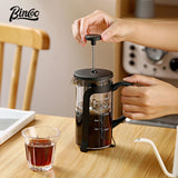 BINCOO French Press Coffee Pot with Strainer Cold Brew Coffee Filter Pot Coffee Brewing Pot 350ML/600ML