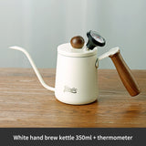 BINCOO 350ML/600ML Coffee Hand Brewing Pot Mini Portable Coffee Pot Long Mouth and Narrow Mouth Pot Stainless Steel Coffee Kettle