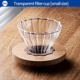 BINCOO Coffee Dripper Set Filter Cup Coffee Pot Set Coffee Sharing Pot Strainer Cup Extraction Filter Coffee Utensils 400ML/600ML