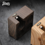 BINCOO Italian Coffee Cloth Powder Dispenser Base Multifunctional Storage and Press Powder Hammer Set 51/58MM