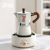 BINCOO Moka Pot with Stove Espresso Coffee Set Household Small Hand-brewed Coffee Pot Set Best Gift
