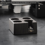 BINCOO Italian Coffee Cloth Powder Dispenser Base Multifunctional Storage and Press Powder Hammer Set 51/58MM