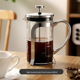 BINCOO French Press Coffee Pot with Strainer Cold Brew Coffee Filter Pot Coffee Brewing Pot 350ML/600ML