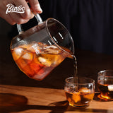BINCOO Glass Coffee Sharing Pot Set Filter Cup Drip Filter Paper Funnel Hand Brewing Pot Coffee Kettle 500ML/700ML