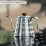 BINCOO Coffee Dripper Set Outdoor Hand-brewed Coffee Pot Set Camping Coffee Equipment for Outdoor and Travel 600ML