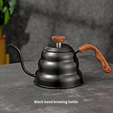 BINCOO Hand-brewed Coffee Pot Slender Mouth Kettle Stainless Steel Drip Coffee Pot Large Capacity for Outdoor Camping and Travel 1L