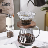 Bincoo Hand Brew Coffee Pot Dripper Set Sharing Pot Coffee Filter Cup Household Hand Grinder Coffee Machine Sets
