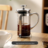 BINCOO French Press Coffee Pot with Strainer Cold Brew Coffee Filter Pot Coffee Brewing Pot 350ML/600ML