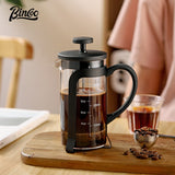 BINCOO French Press Coffee Pot with Strainer Cold Brew Coffee Filter Pot Coffee Brewing Pot 350ML/600ML